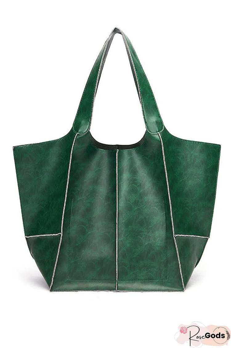 Oversized Leather Tote Bag