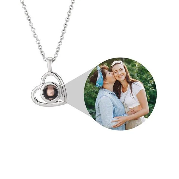 Vangogifts 🌹Personalized Heart Photo Necklace | Best Gift for Mom Wife Girlfriend Family