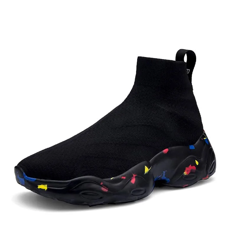 MWY Winter Short Plush High Top Socks Women Sneakers Casual Walking Shoes Unisex Platform Shoes Plus Size Zapatillas Mujer