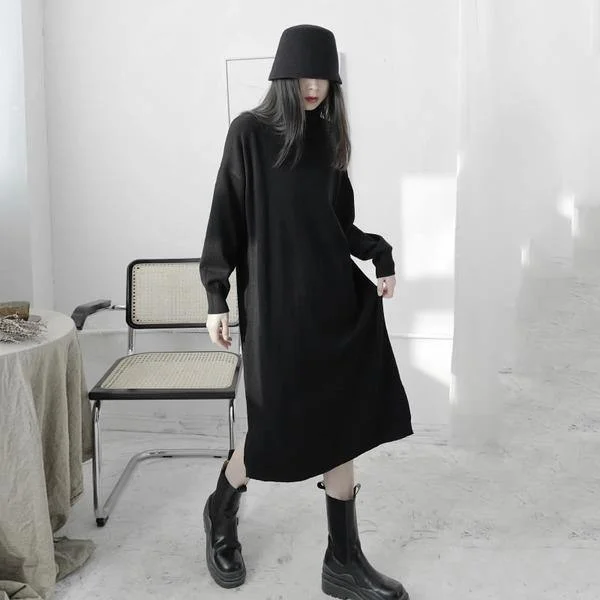 Pullover Casual Women Black Winter The New Fashion All-match