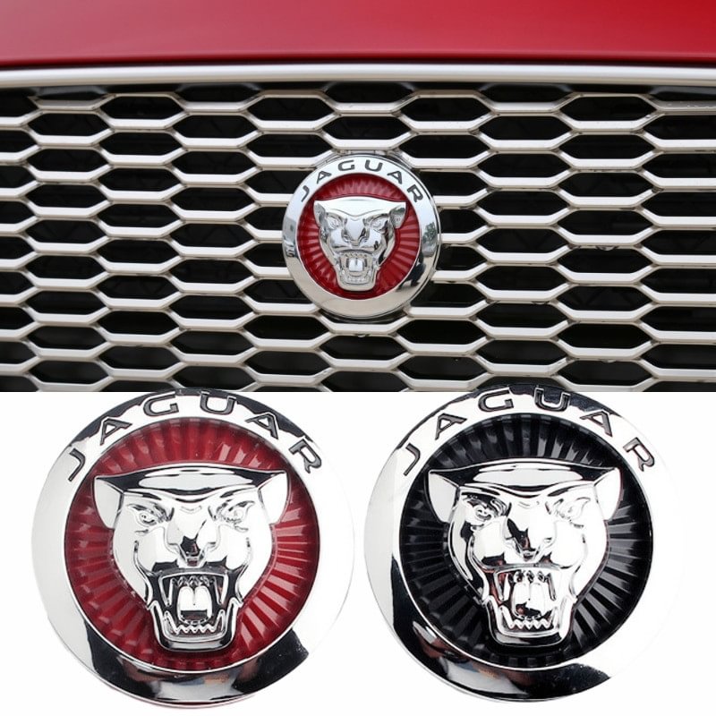 Front Grill Badge Sticker for Jaguar XF XJ XJL X Type F-PACE E-PACE I-PACE F-TYPE voiturehub dxncar