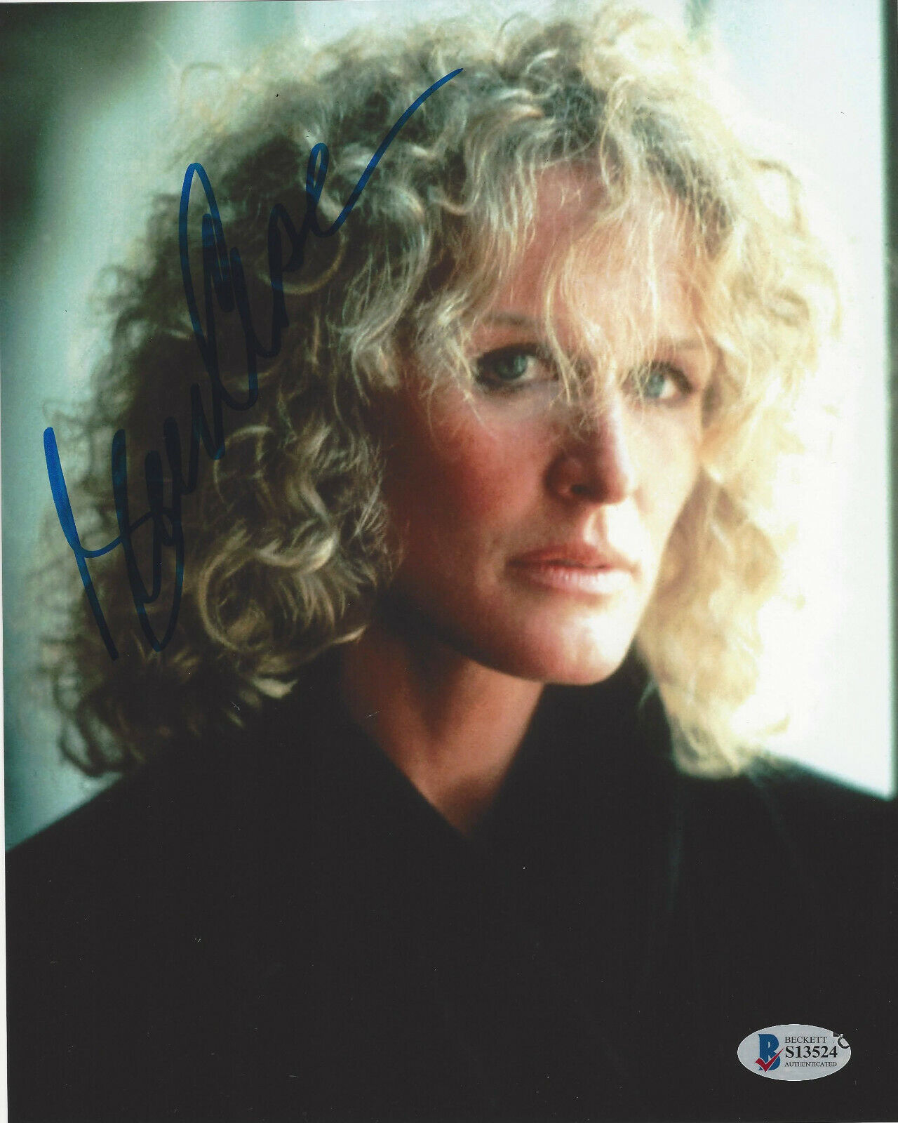 GLENN CLOSE SIGNED 'FATAL ATTRACTION' 8X10 Photo Poster painting 2 ACTRESS PROOF BECKETT COA BAS