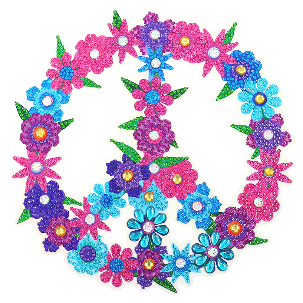 

Colorful Wreath - 5D DIY Craft Pendant - 23*23CM, 501 Original