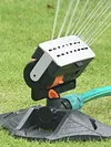 Mini Oscillating Sprinkler 16 Holes Plants Water Sprayer for Outdoor Yard Garden