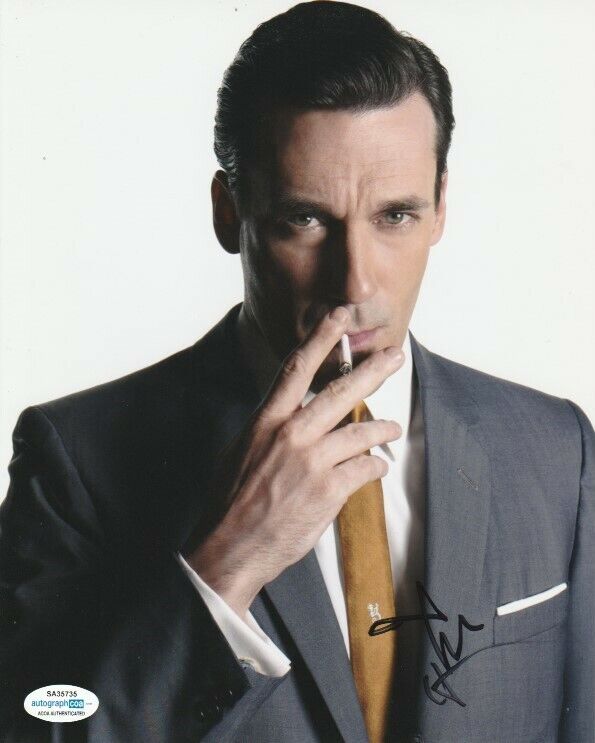 JON HAMM SIGNED MAD MEN