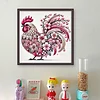 Chicken-11CT Stamped Cross Stitch 40*40cm/15.75*15.75in tapestrymarket