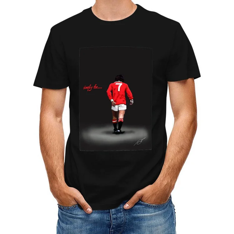 Simply The Best George Best Inspired Legend Short Sleeve Soccer Culture Tee
