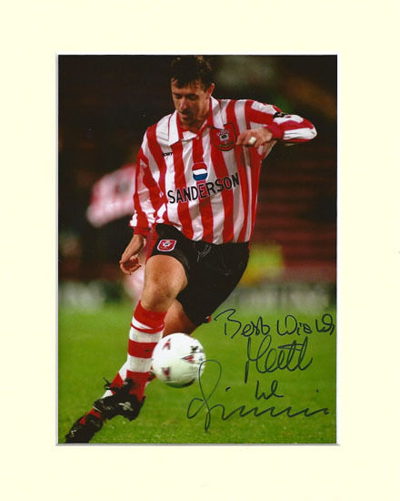 MATTHEW MATT LE TISSIER SOUTHAMPTON FC PP MOUNTED 8X10 SIGNED AUTOGRAPH Photo Poster painting