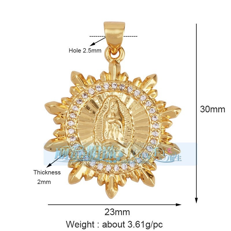 1 Piece 17*24mm 20 * 23mm Copper Human Pendant Jewelry Accessories