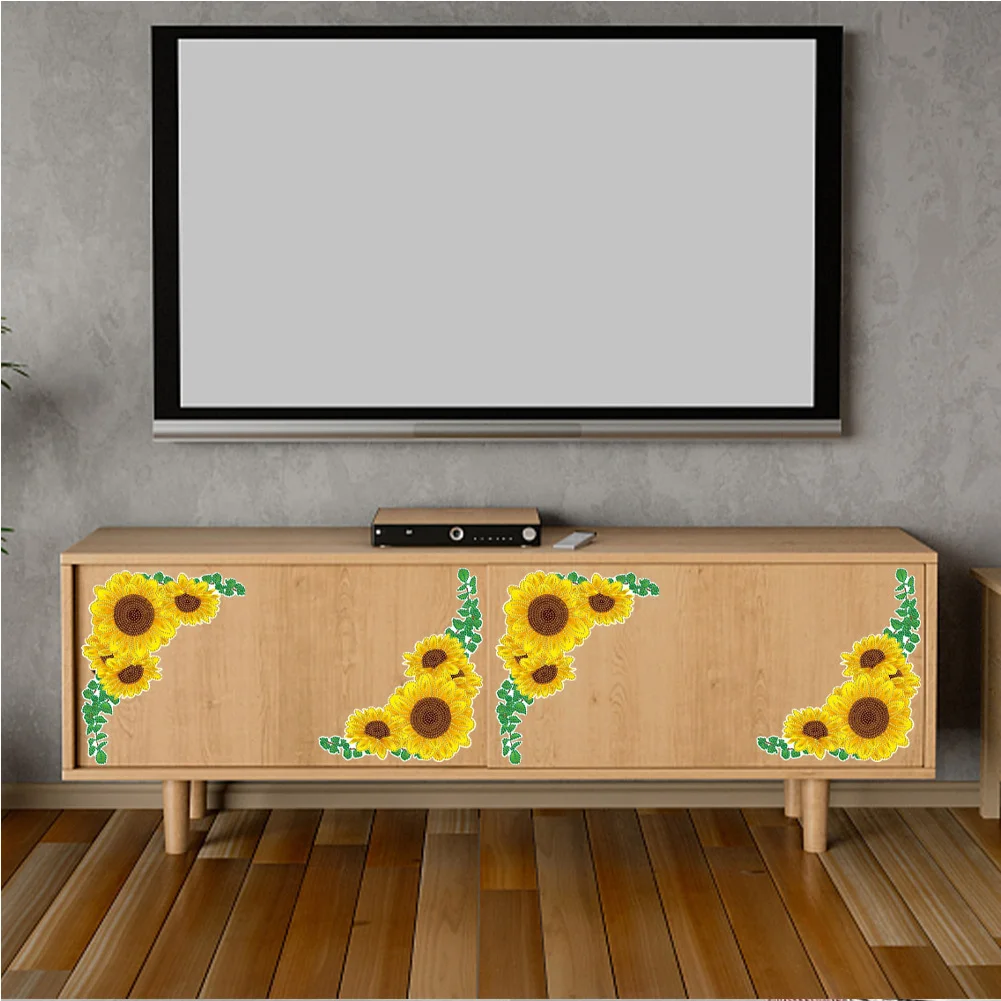 Sunflower DIY Diamonds Painting Sticker Art Crafts Mosaic Paster for Child Gift