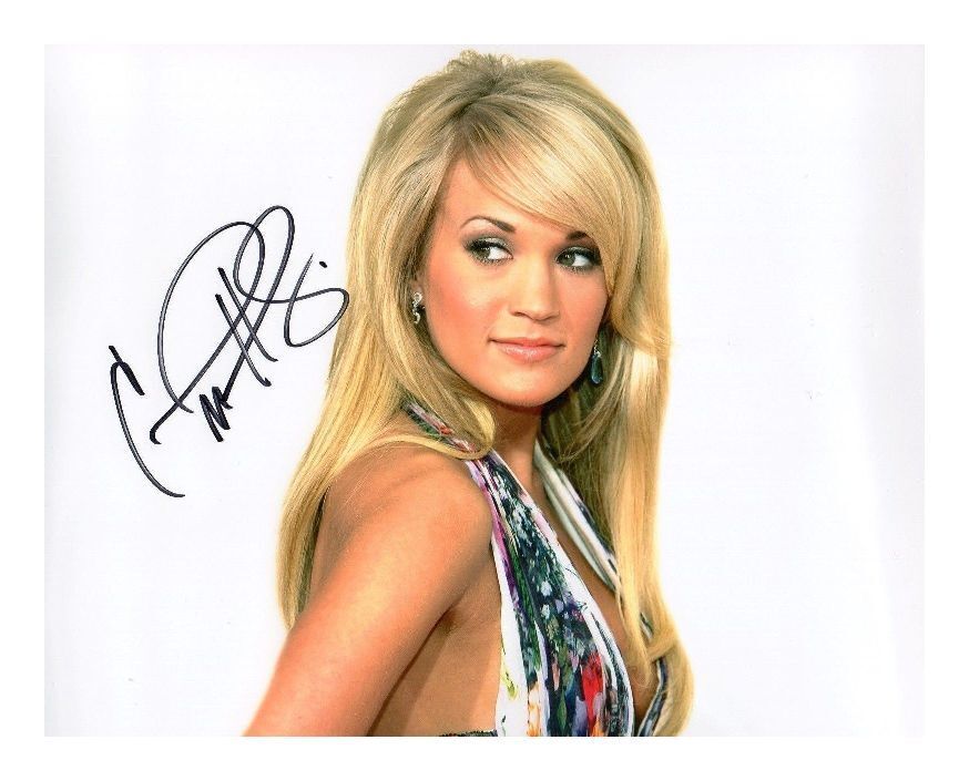 CARRIE UNDERWOOD AUTOGRAPHED SIGNED A4 PP POSTER Photo Poster painting PRINT 7