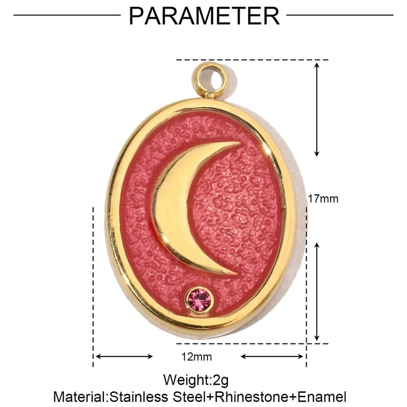 3 PCS/Package 13 * 20mm 14*27mm 28*39mm Titanium Steel Rhinestones Santa Claus Cherry Snowman Pendant Jewelry Accessories