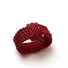 Simple Colors Knitting Weave Napkin Ring