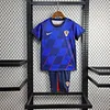 2024 Croatia Away Football Shirt Kids Size 1:1 Thai Quality
