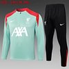 Joyfball 2024/2025 Liverpool Half-Pull Training Suit Light Green Jersey 1:1 Thai Quality 