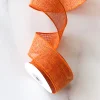 Multiple Single Color Linen-like Polyester Ribbon 4cm x 4.5m