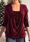 Elegant Sequin Top for Women &ndash; Flattering & Comfortable Fit