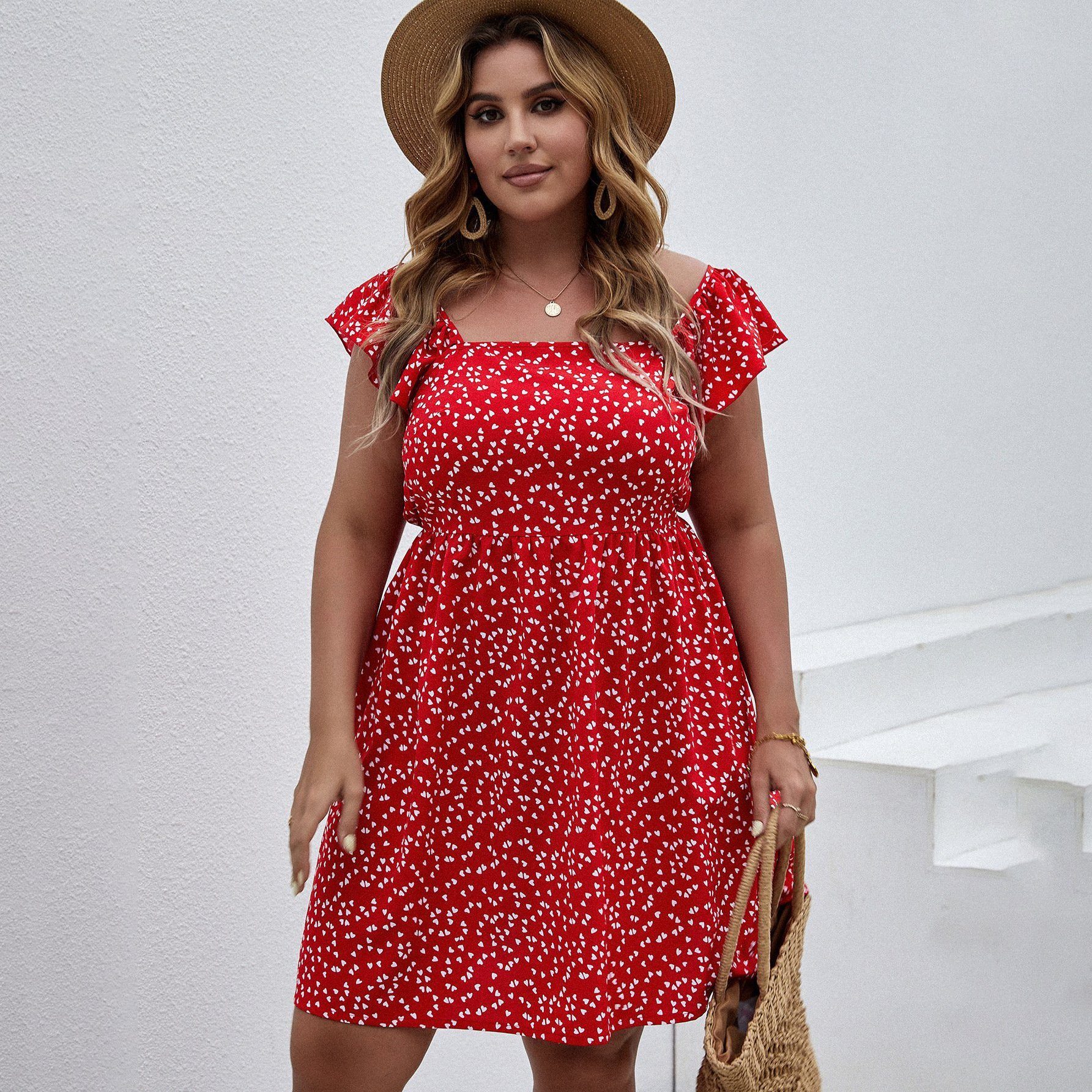  thdmladies Polka Dot Backless Sleeveless Dress thedmladies