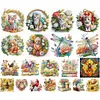 (Multi-Style)Simple Animal Flower-Partial Special Shaped Diamond Painting 40*40CM