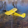 Piper J3 Cub Airplane - Metal weather vane for garden, patio, lawn, outdoor decoration, gifts for aviation enthusiasts