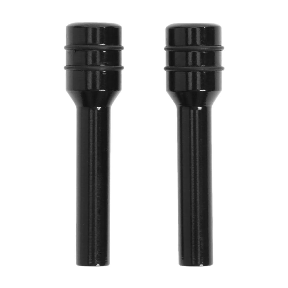 

2pcs Universal Aluminum Interior Door Lock Knob Pins for Car Truck (Black), 501 Original