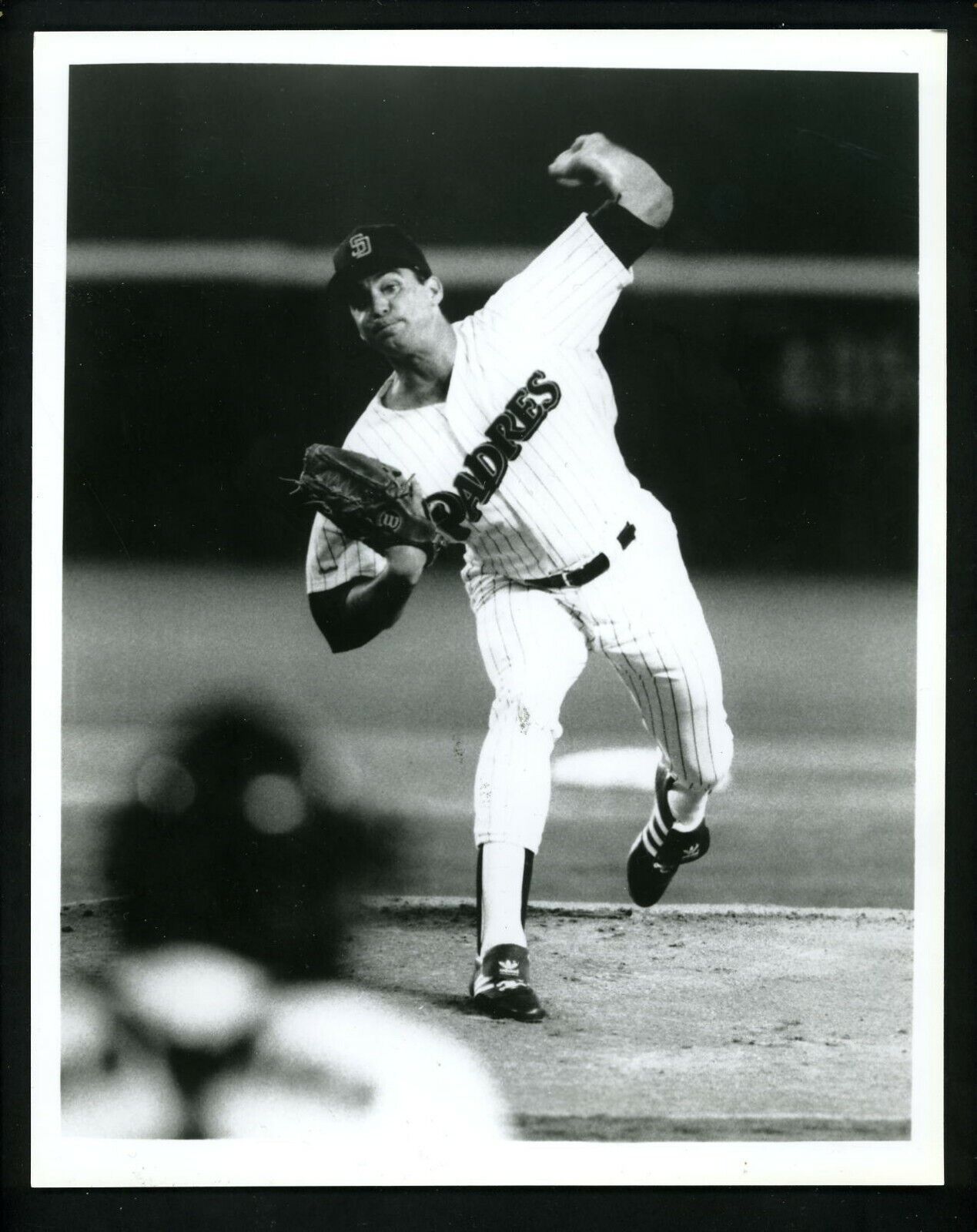 Bruce Hurst LOT of TWO circa 1990's Press Original Photo Poster paintings San Diego Padres