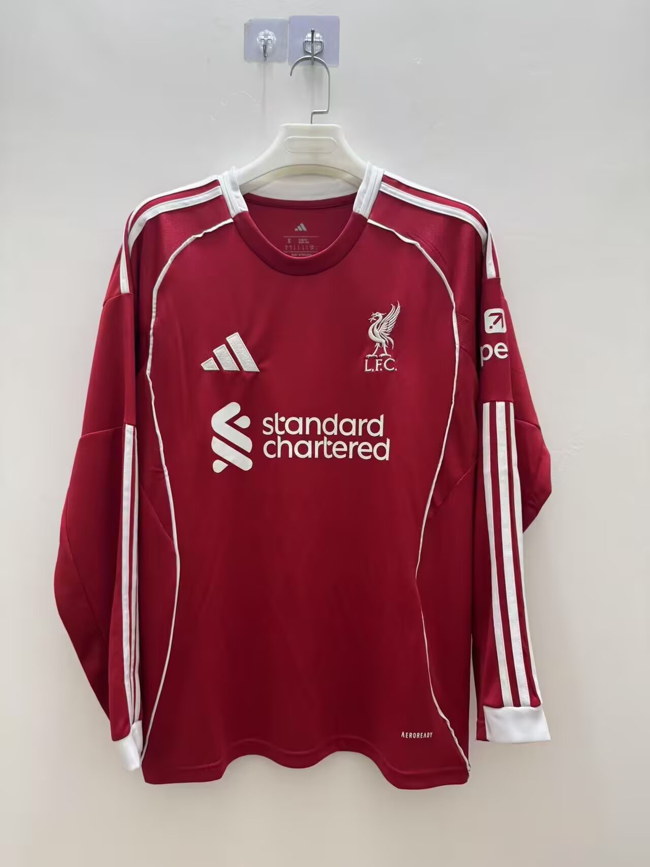 25/26 Liverpool Home Long Sleeve Football shirt