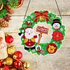 DIY Special Shaped Diamond Painting Wall Decor Wreath Kit(Santa Snowman)
