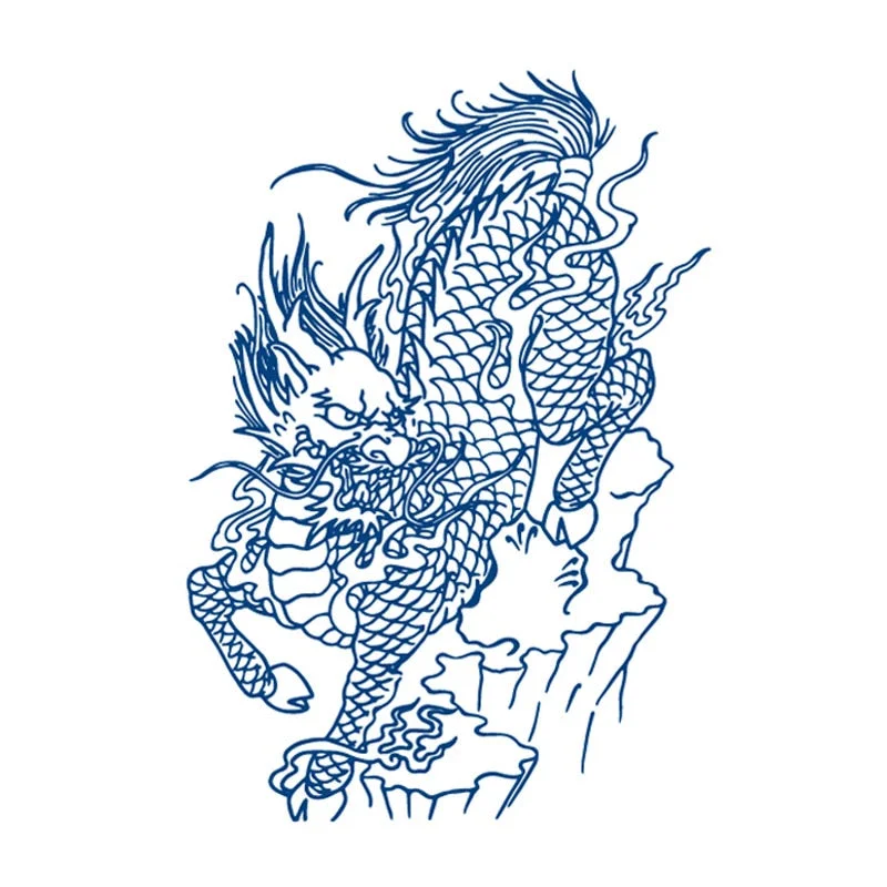 Juice Ink Tattoos Body Art Lasting Waterproof Temporary Tattoo Sticker Scorpion Snake Tatoo Arm Fake Sun Tatto Women Men