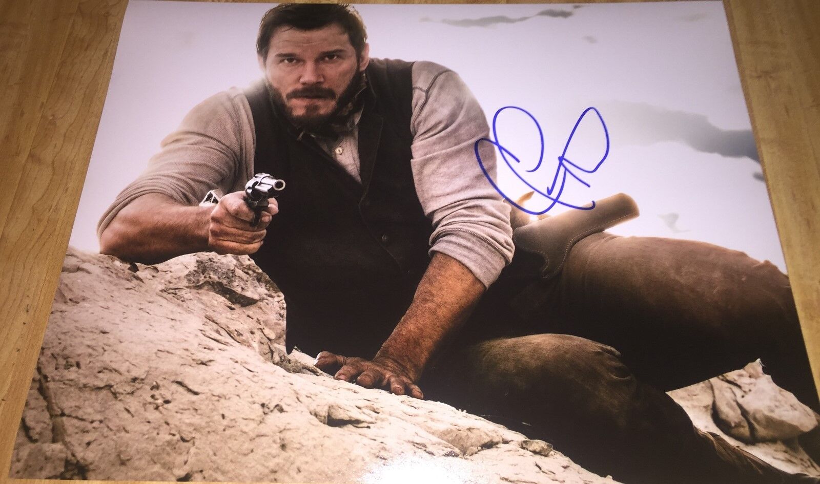 Chris Pratt The Magnificent Seven Hand Signed 11x14 Autographed Photo Poster painting w/COA