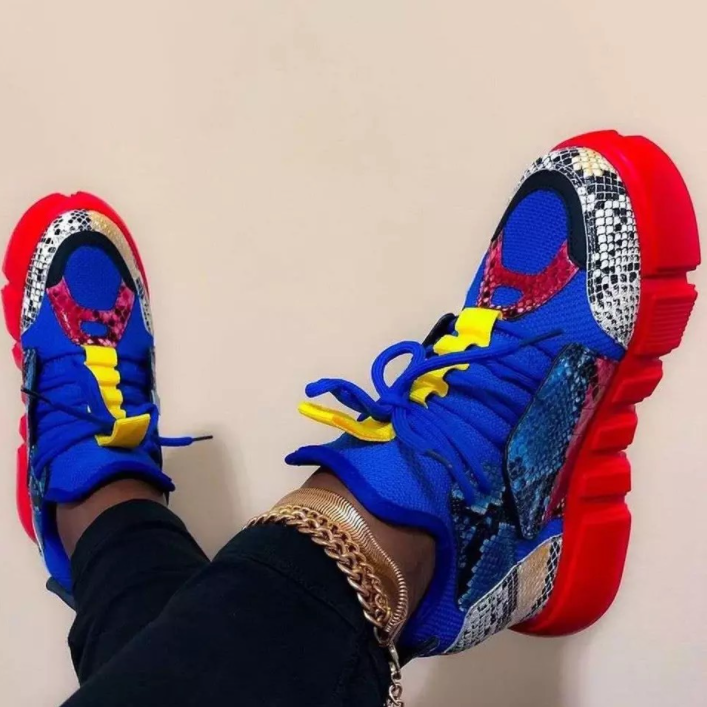 Fashion Street Sportswear Frenulum Round Comfortable Sport Shoes