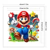 Super Mario-11CT Stamped Cross Stitch 45*45cm tapestrymarket