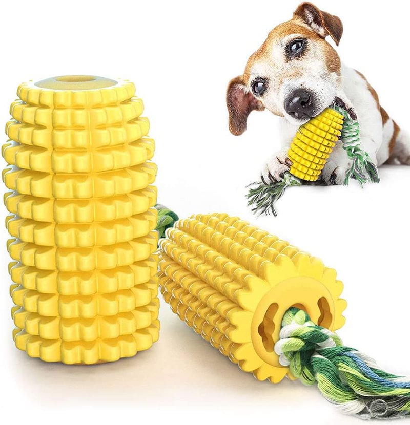 Dog Toy Corn Molar Stick Bite-Resistant Toothbrush