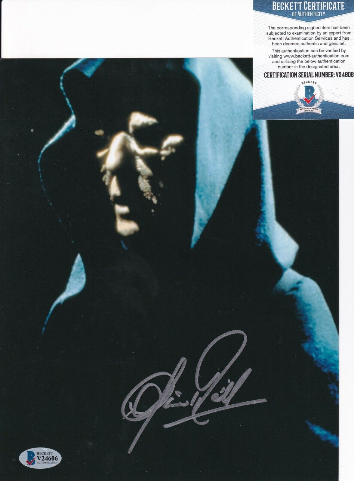 CLIVE REVILL signed STAR WARS THE EMPIRE STRIKES BACK 8X10 Photo Poster painting BECKETT V24606