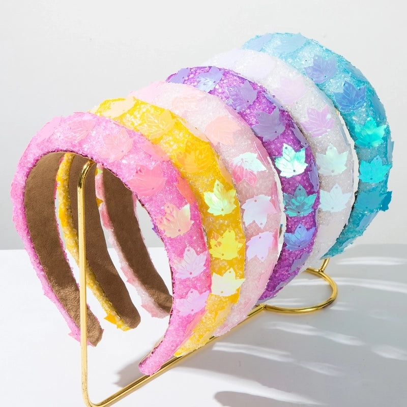 Casual Elegant Women's Geometry Alloy Cloth Rhinestones Hair Band