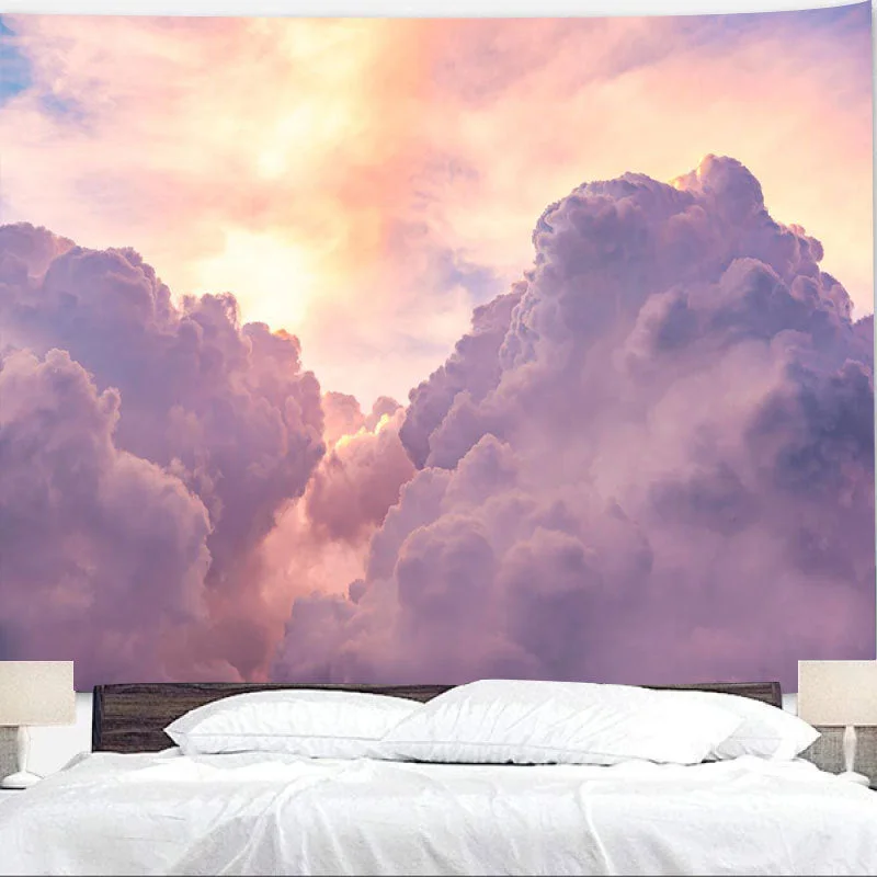 Waterfall Theme Forest Landscape Bath Curtains Cloud Waterproof Fabric Shower Curtain Nature Scenery Bathroom Screen