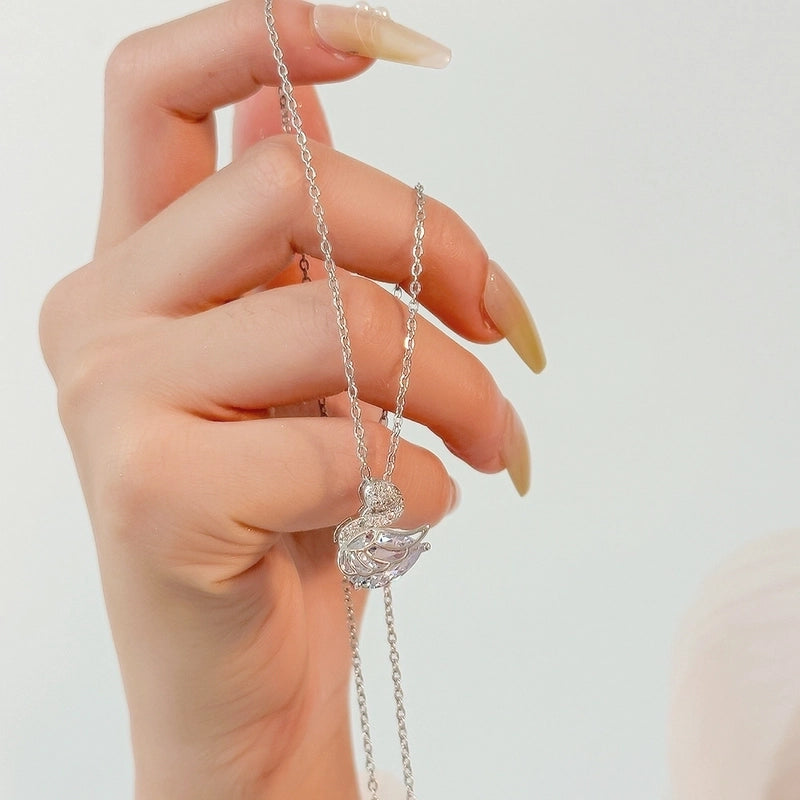 2 Pieces Minimalist Classic Style Geometric Titanium Steel Plating Pendant Necklace