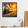 Diamond Painting-5D Full Round Drill Little Train(40x40cm)