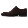 Handmade Mens Oxford Suede Leather Shoes Wedding
