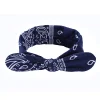 Cute Pattern Printed Bowknot Wired Hair Head Bands