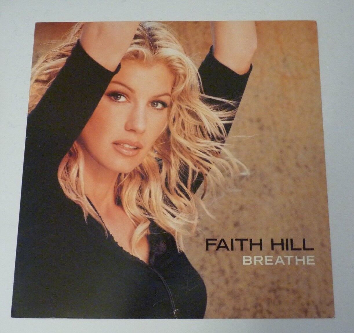 Faith Hill Breathe 1999 LP Record Photo Poster painting Flat 12x12 Poster