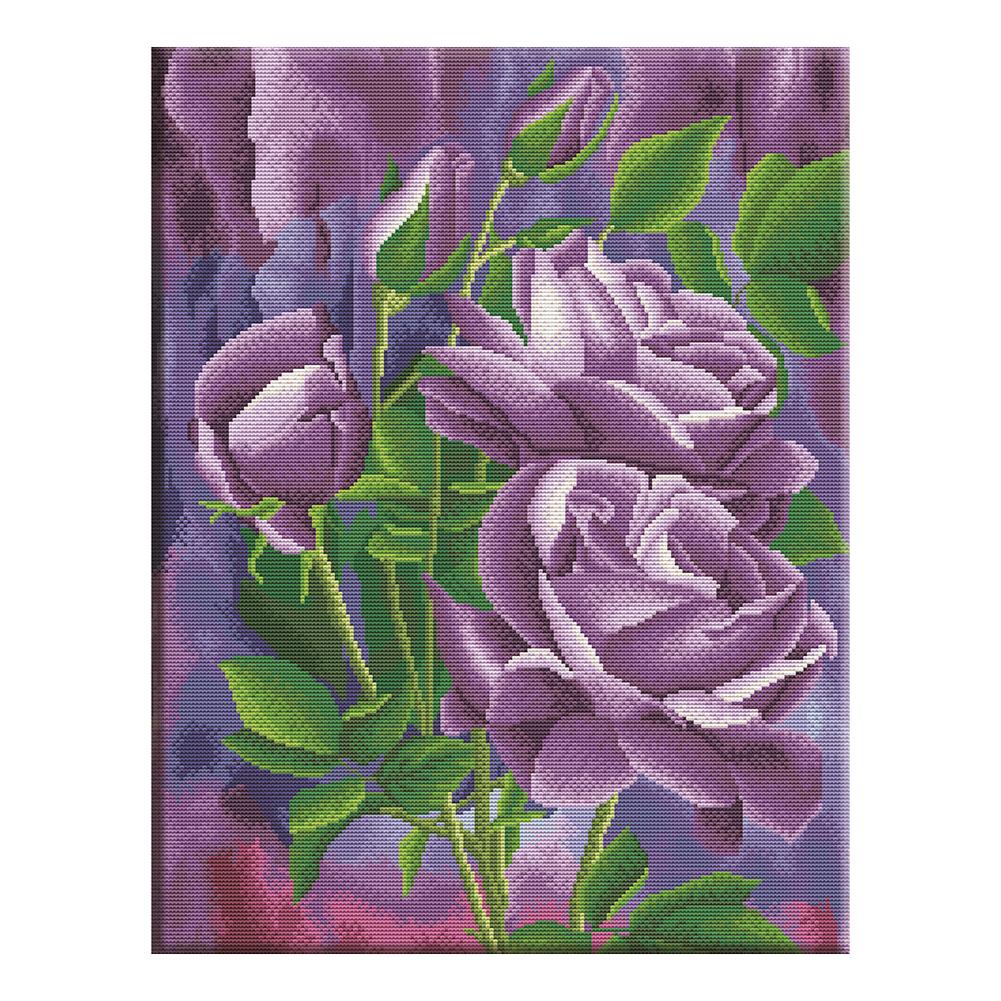 

Bunch Flowers - 14CT Counted Cross Stitch - 46*56CM, 501 Original