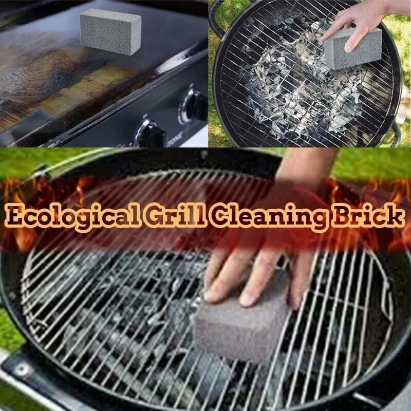 🔥Summer Limited Time-50% OFF🔥Grill Griddle Cleaning Brick Block (4 PCS)