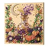 Halloween Bead Art DIY Pearl Painting Kit with Frame 20x20cm(medicine)