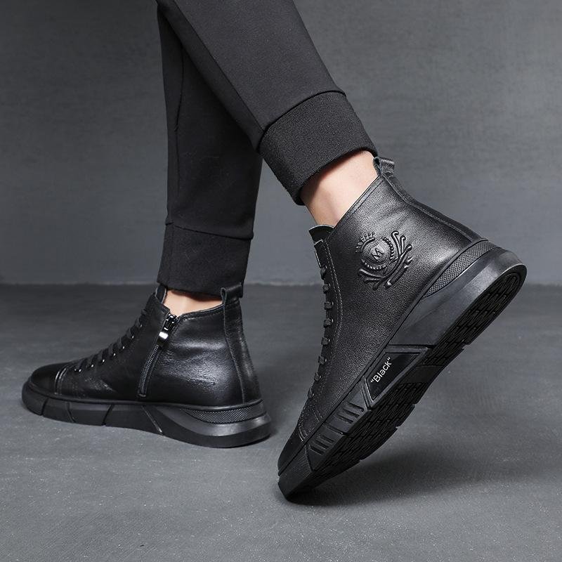 2022 autumn new Italian handmade leather boots