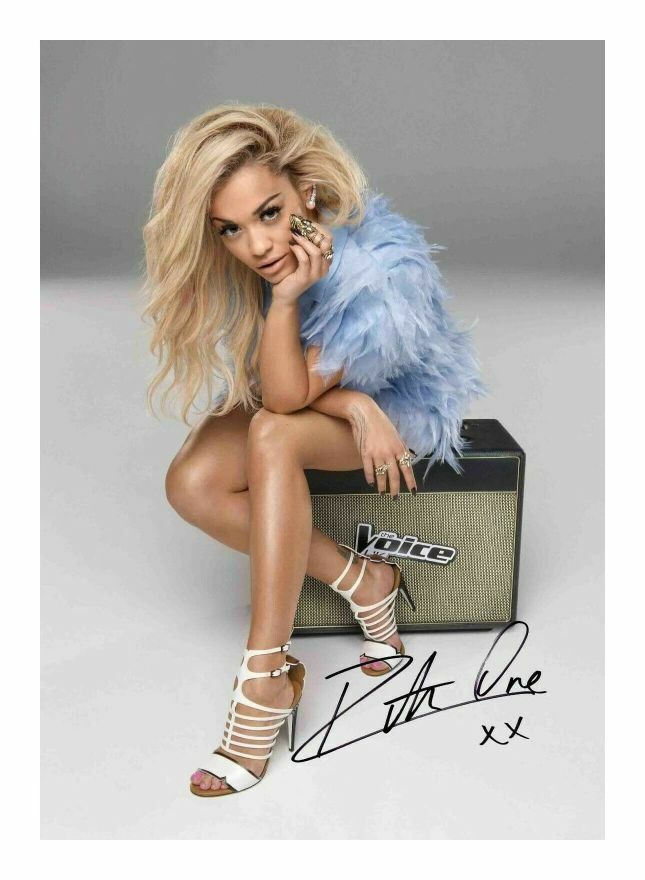 RITA ORA AUTOGRAPH SIGNED PP Photo Poster painting POSTER