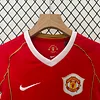 2006/2007 Retro Manchester United Home Football Shirt Kids Size 1:1 Thai Quality