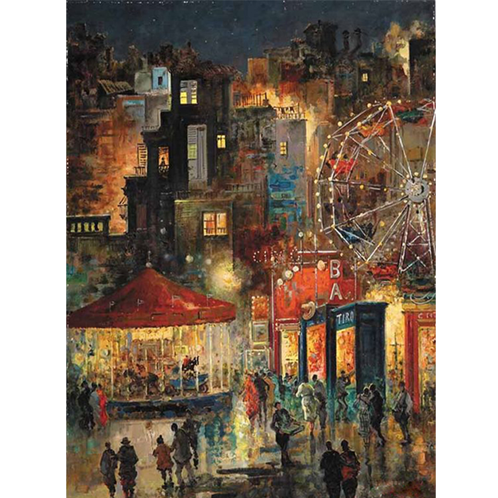 Shrine of Our Lady of Ankhon-Paint by Numbers-16"x20"/40x50cm