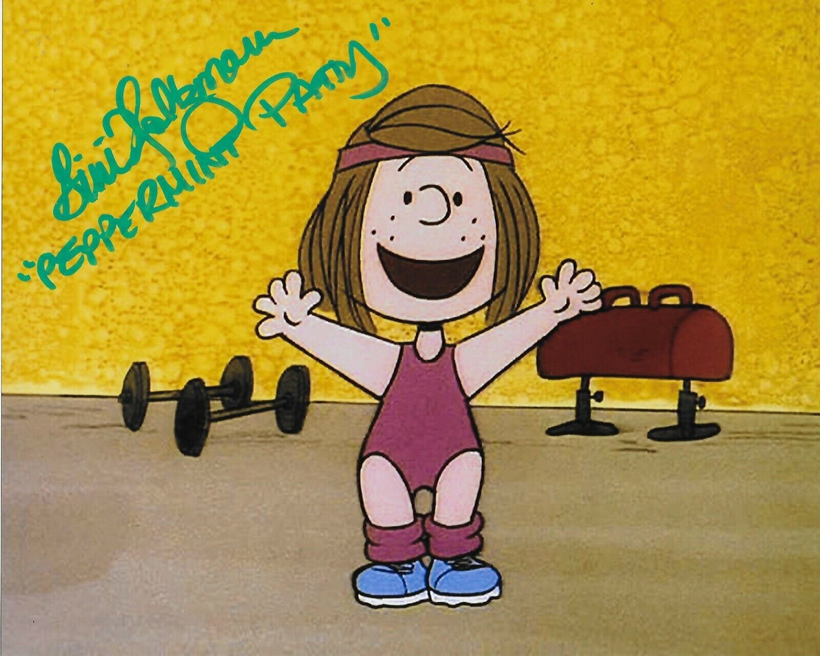 Gini Holtzman Peanuts Original Autographed 8X10 Photo Poster painting #4