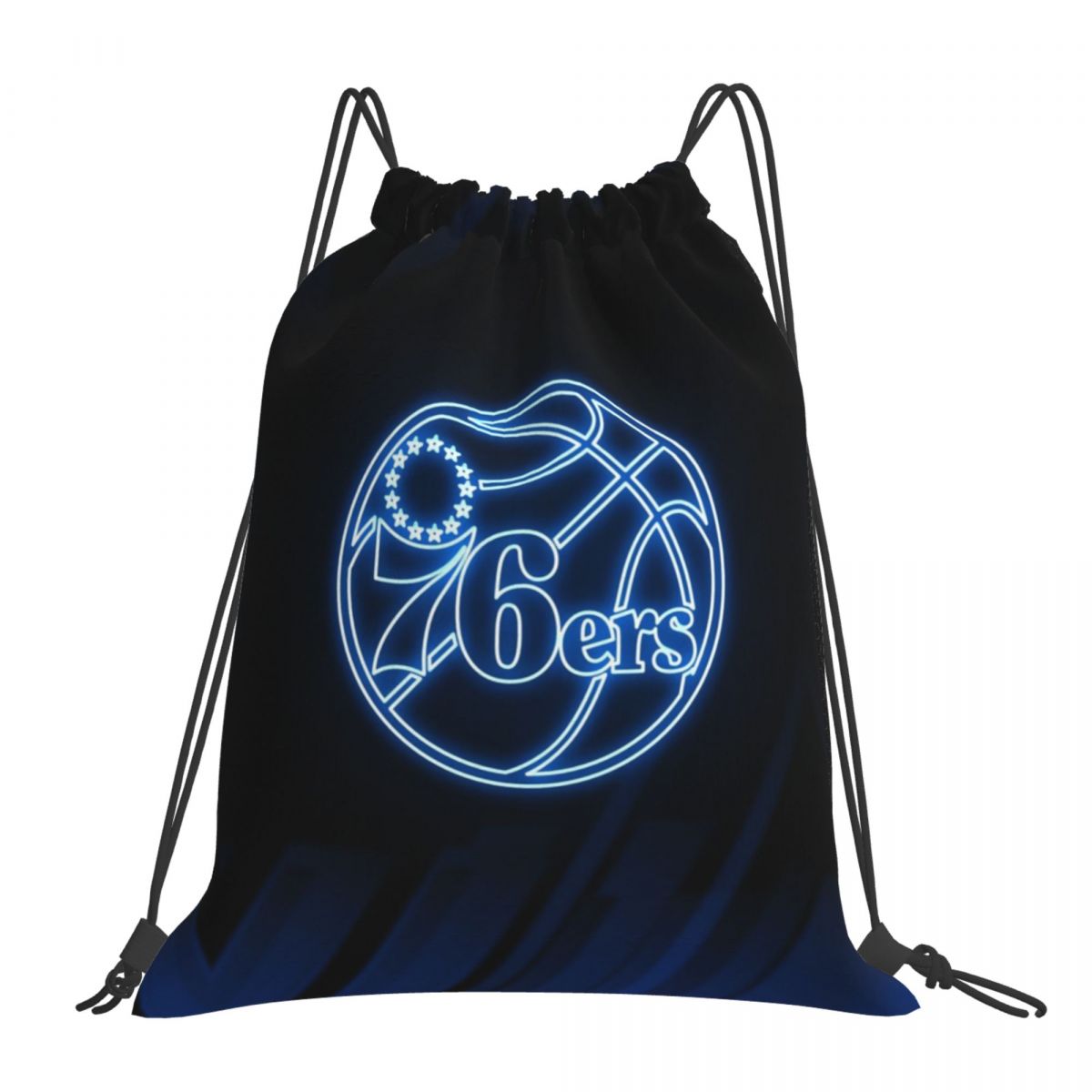 Philadelphia 76ers Unisex Drawstring Backpack Bag Travel Sackpack